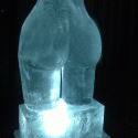 Kim Kadashian's Internet crashing Bottom Vodka Luge from Passion for Ice