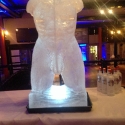 Frontal short of Male Torso Vodka Luge from Passion for Ice