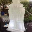 1920's Art Deco Martini Glass Vodka Luge from Passion for Ice