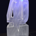 Number 40  hand-carvedVodka Luge from Passion for Ice