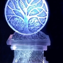 Silver Tree ice melt ice sculpture from Passion for Ice