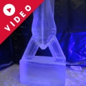 Bomb Shape Vodka Luge from Passion for Ice