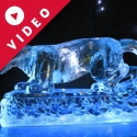 Circus Panther Vodka Luge from Passion for Ice