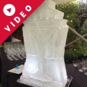 1920's Art Deco Martini Glass Vodka Luge from Passion for Ice