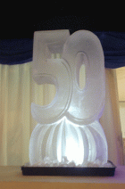 50 with round and curved base Vodka Luge from Passion for Ice