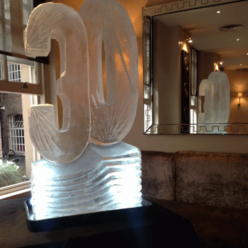 side view of a 30 Vodka Luge from Passion for Ice