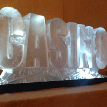 James Bond CASINO Vodka Luge from Passion for Ice