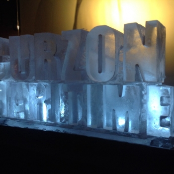 side view of Curzon Maritime Vodka Luge from Passion for Ice