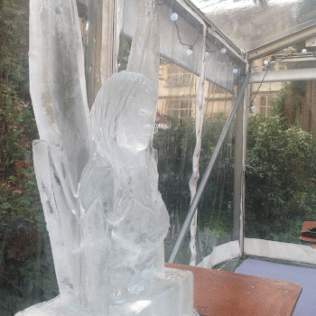 Side view of Fairy Vodka Luge from Passion for Ice