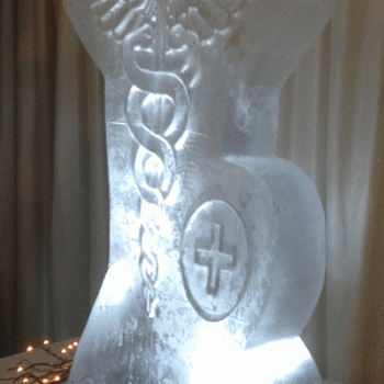 The Hippocratic Oath Vodka Luge from Passion for Ice
