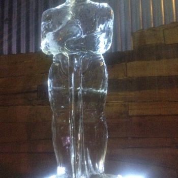 Front view of Oscar Vodka Luge from Passion for Ice