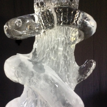 Close-up of Snake wrapped around a tree Vodka Luge from Passion for Ice