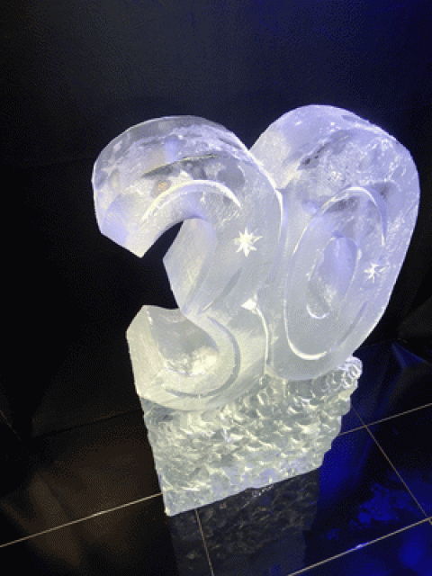 Number 30  hand-carved Vodka Luge from Passion for Ice