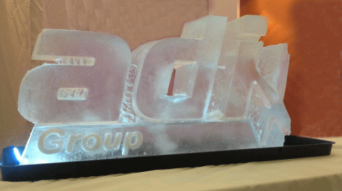 ADI Logo ice sculpture from Passion for Ice