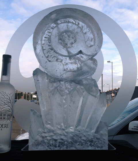 Ariel Telephones Vodka Luge from Passion for Ice