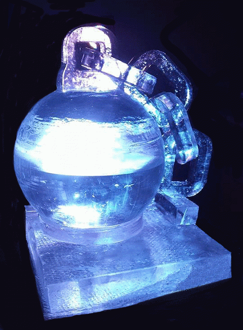 Ball and Chain Vodka Luge from Passion for Ice