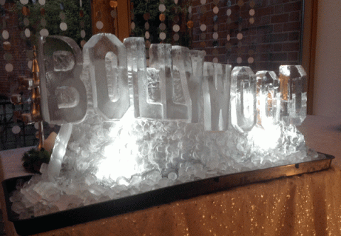 Bollywood Sign Vodka Luge from Passion for Ice