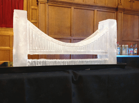 Brooklyn Bridge Vodkla Luge from Passion for Ice