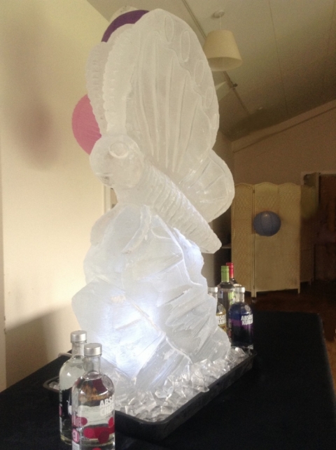 Butterfly Vodka Luge from Passion for Ice