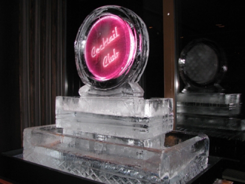 Cocktail Sign Vodka Luge from Passion for Ice