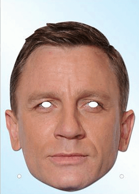 Daniel Craig face Mask from Passion for Ice