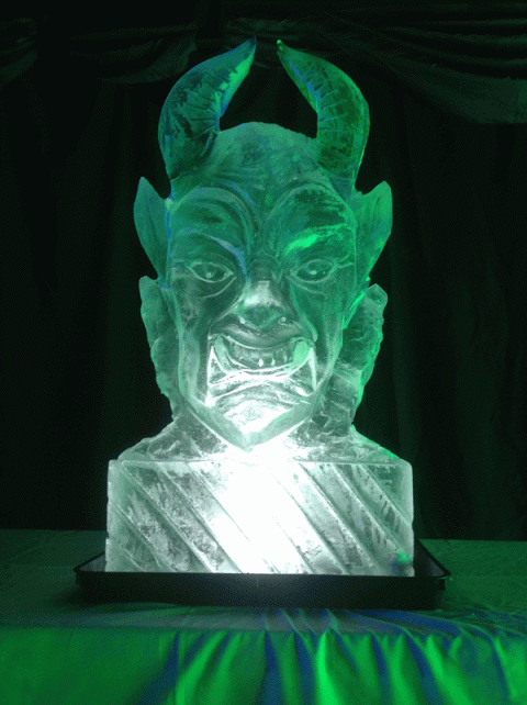 Demonic Head Vodka Luge from Passion for Ice