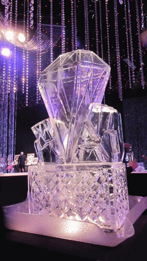 Diamond Number 2 Vodka Luge from Passion for Ice