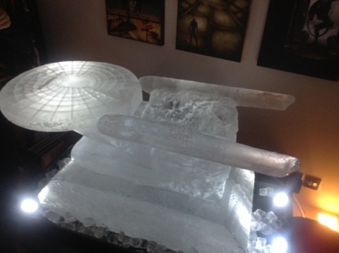 Starship Enterprise Vodka Luge from Pasion for Ice