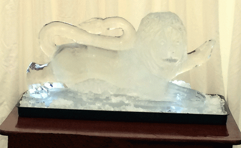 Lion Vodka Luge from Passion for Ice