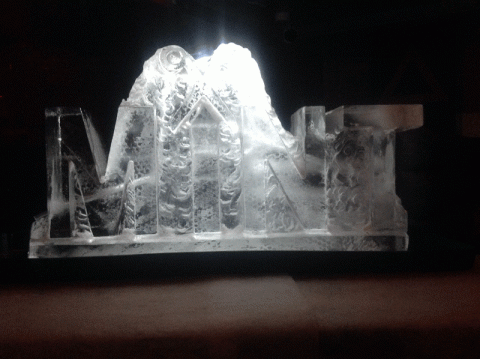 MINT Hairdressers Vodka Luge from Passion for Ice