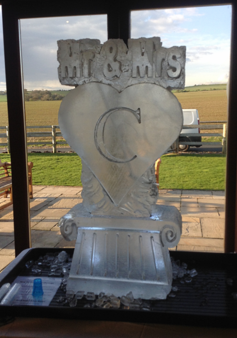 Mr & Mrs Vodka Luge from Passion for Ice