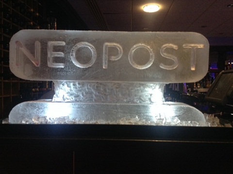 Neopost Ice Sculpture from Passion for Ice