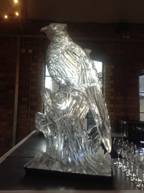 Pheasant Vodka Luge from Passion for Ice
