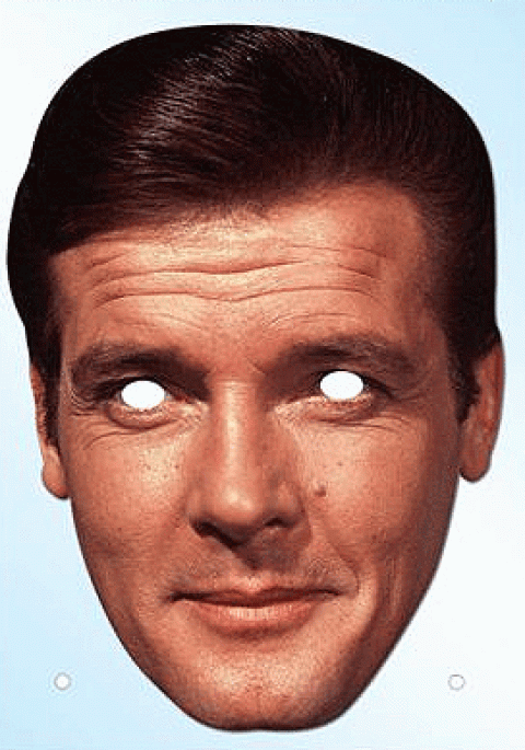 Roger Moore Face Mask from Passion for Ice