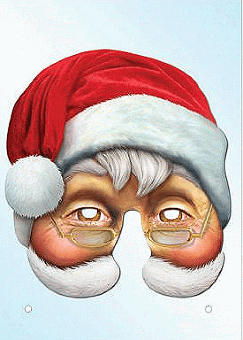Santa Claus Face Mask from Passion for Ice