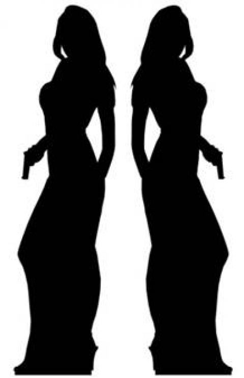 Secret Agent Female Silhouette - Double from Passion for Ice