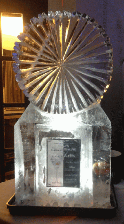 Snowflake Vodka Luge from Passion for ice