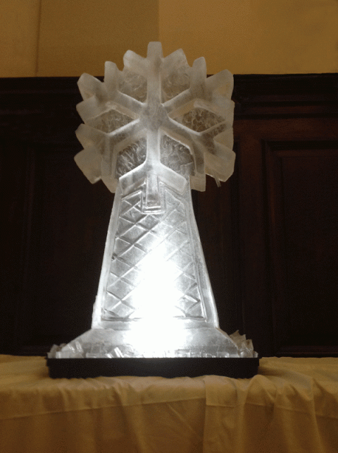 Snowflake Vodka Luge from Passion for Ice