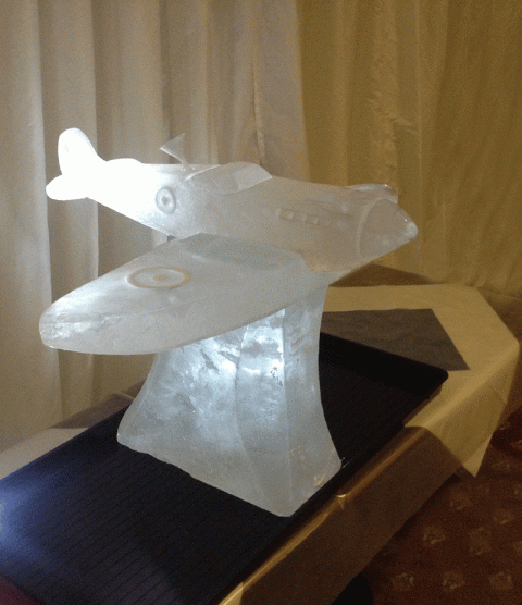 Spitfire Vodka Luge in Landscape format from Passion for Ice