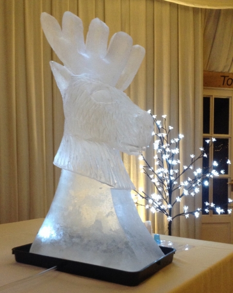 Stag's Head Vodka Luge from Passion for Ice