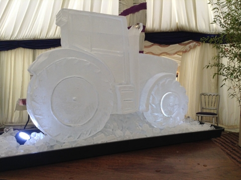 Tractor Vodka Luge from Passion for Ice