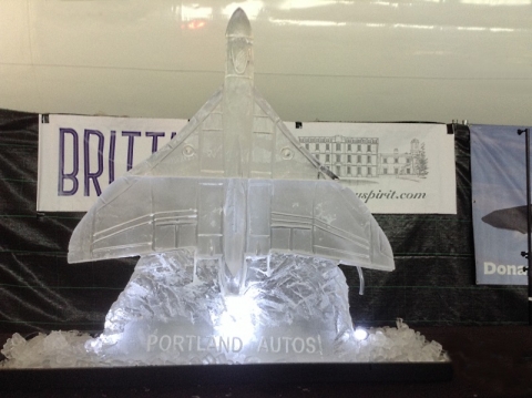 Vulcan Bomber Vodka Luge from Passion for Ice