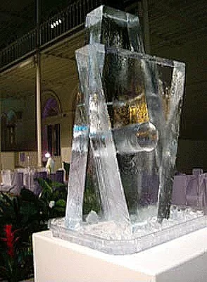 Abstract Ice Sculpture from Passion for Ice