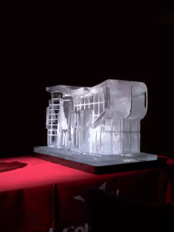 Custom designed Building Ice Sculpture from Passion for Ice