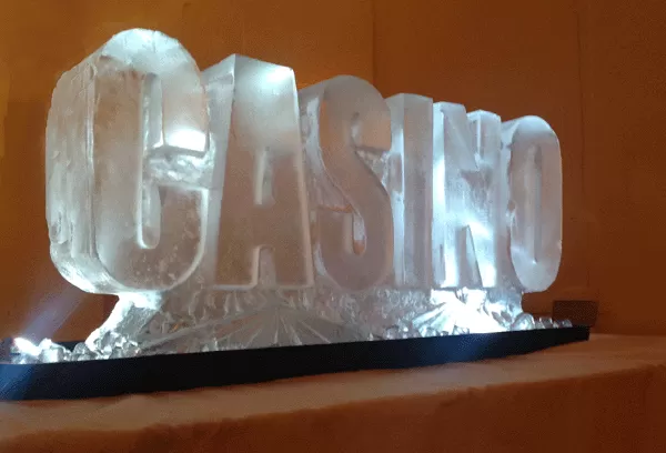 James Bond CASINO Vodka Luge from Passion for Ice
