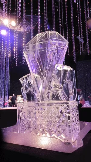 Diamond Number 2 Vodka Luge from Passion for Ice