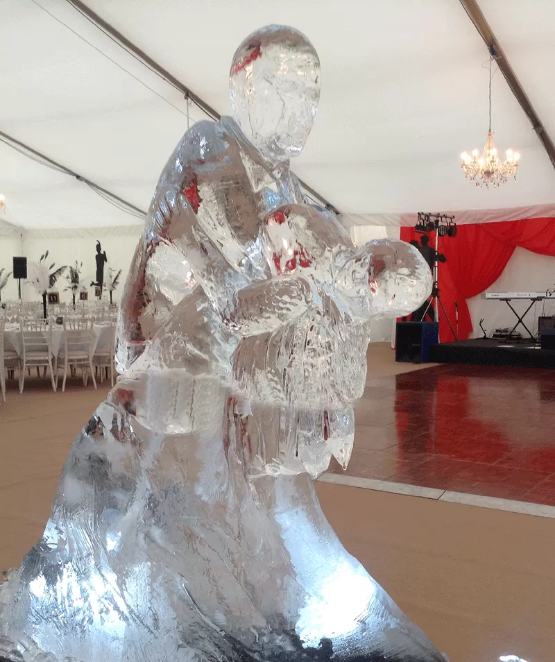 Charity Ball Vodka Luge from Passion for Ice