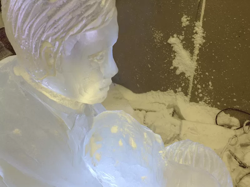 Fred Astaire Vodka Luge from Passion for Ice