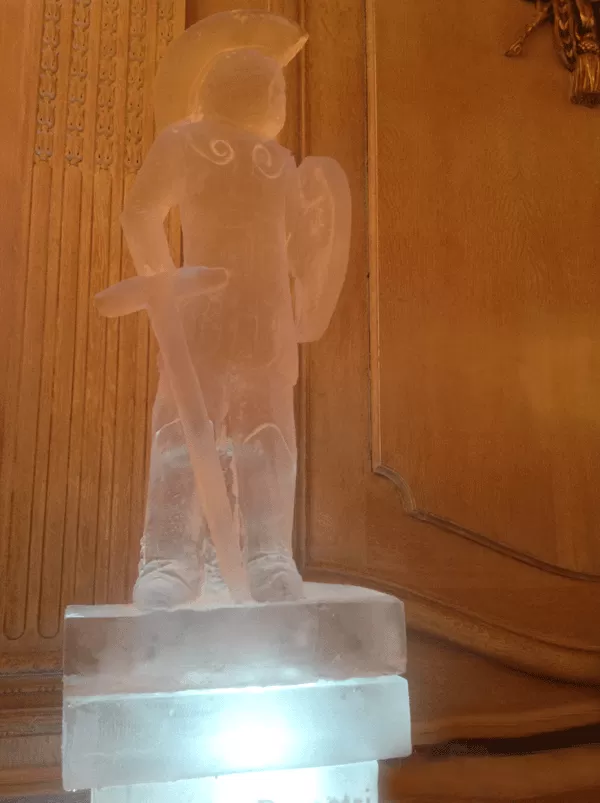 Greek Leonidas Vodka Luge from Passion for Ice
