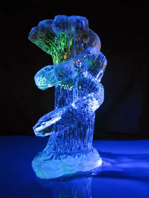 Snake Ice Sculpture from Passion for Ice